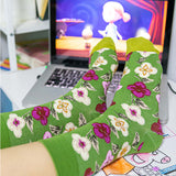 Elegant Bright Floral Socks 5-Pack