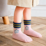 Smiley Five-pointed Star Children Socks