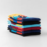 New Arrival British Style Full Colour Fashion Lattice Pattern Series Socks