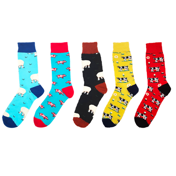 Farm Animal Series Socks