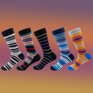 JSSK Striped Block Socks