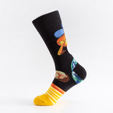 Star pattern individual character tide male socks