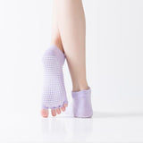 HJ Non-Slip Open Toe Backless Dispensing Yoga Socks