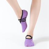 HJ Non-Slip Round Backless Yoga Socks
