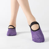 HJ Non-Slip Cotton Show Instep Yoga Socks