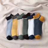 Casual ethnic socks striped cotton boat socks