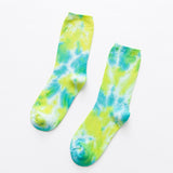 JSD Tie-Dye Loose Cotton Unisex Socks