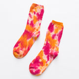 JSD Tie-Dye Loose Cotton Unisex Socks