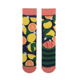 Lemon Watermelon Tube Lady Socks