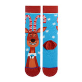 Christmas Moose Tube Lady Socks