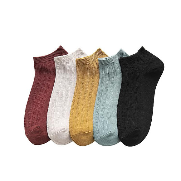 Bright Color Men's Low Socks