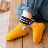 Smiley Five-pointed Star Children Socks