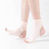 Open Toes Bare Heels Yoga Socks