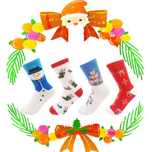 Santa & Snowman & Reindeer Socks