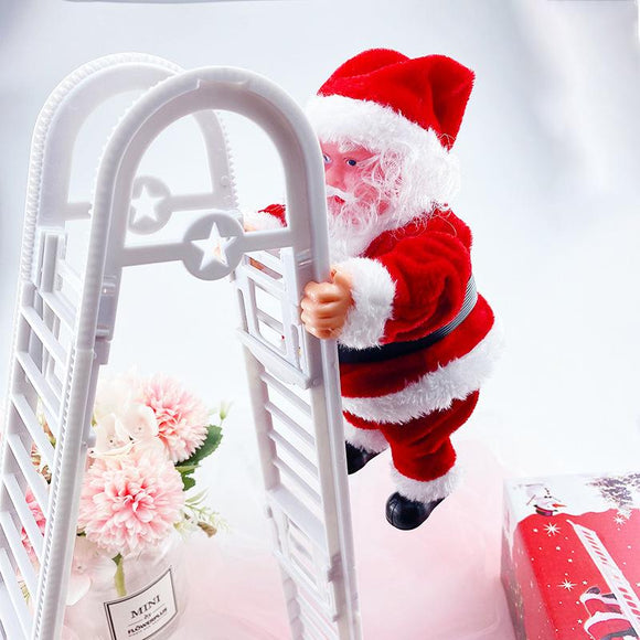 Christmas Santa Claus Stair Climbing Toy